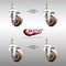 Service Caster 3 Inch 316SS High Temp Glass Filled Nylon 10mm Threaded Stem Caster Set SCC SCC-SS316TS20S314-GFNSHT-M1015-4 - alternate 2